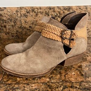 Cowboy Style Ankle Boots - barely worn.